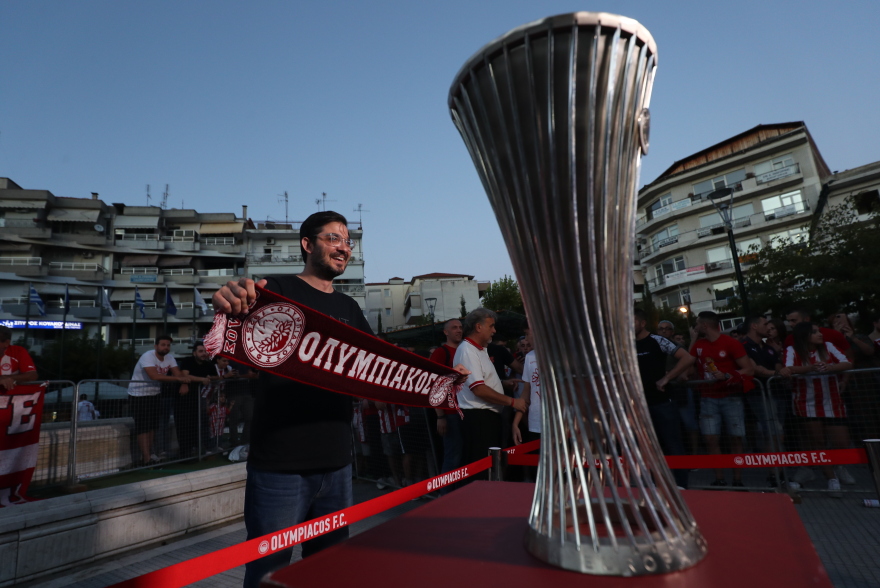 Ολυμπιακός: Θερμή υποδοχή για τα ευρωπαϊκά τρόπαια σε Μακεδονία και Θράκη - Βίντεο, φωτογραφίες 