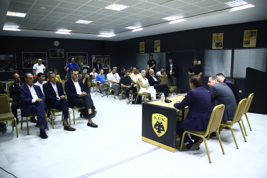 Το νέο όνομα του κλειστού γηπέδου της ΑΕΚ ανακοίνωσε ο Μάκης Αγγελόπουλος