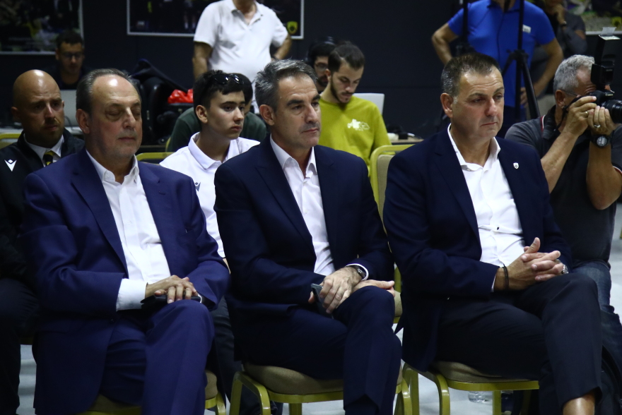 Το νέο όνομα του κλειστού γηπέδου της ΑΕΚ ανακοίνωσε ο Μάκης Αγγελόπουλος