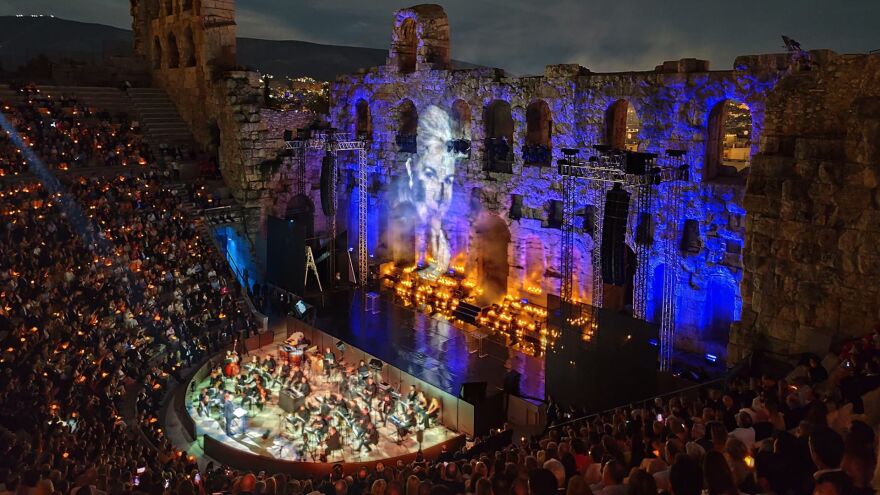 Βραδιά μνήμης στο Ηρώδειο για τη Μαριάννα Β. Βαρδινογιάννη - Δείτε φωτογραφίες και βίντεο