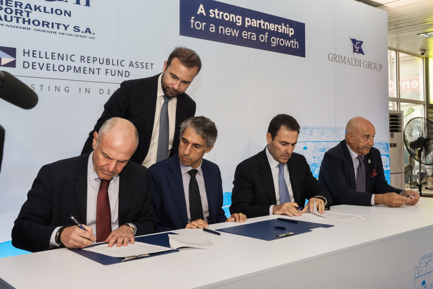 Άλλαξε χέρια το λιμάνι του Ηρακλείου: Στην κοινοπραξία Grimaldi - Μινωικές Γραμμές το πλειοψηφικό πακέτο έναντι 80 εκατ. ευρώ