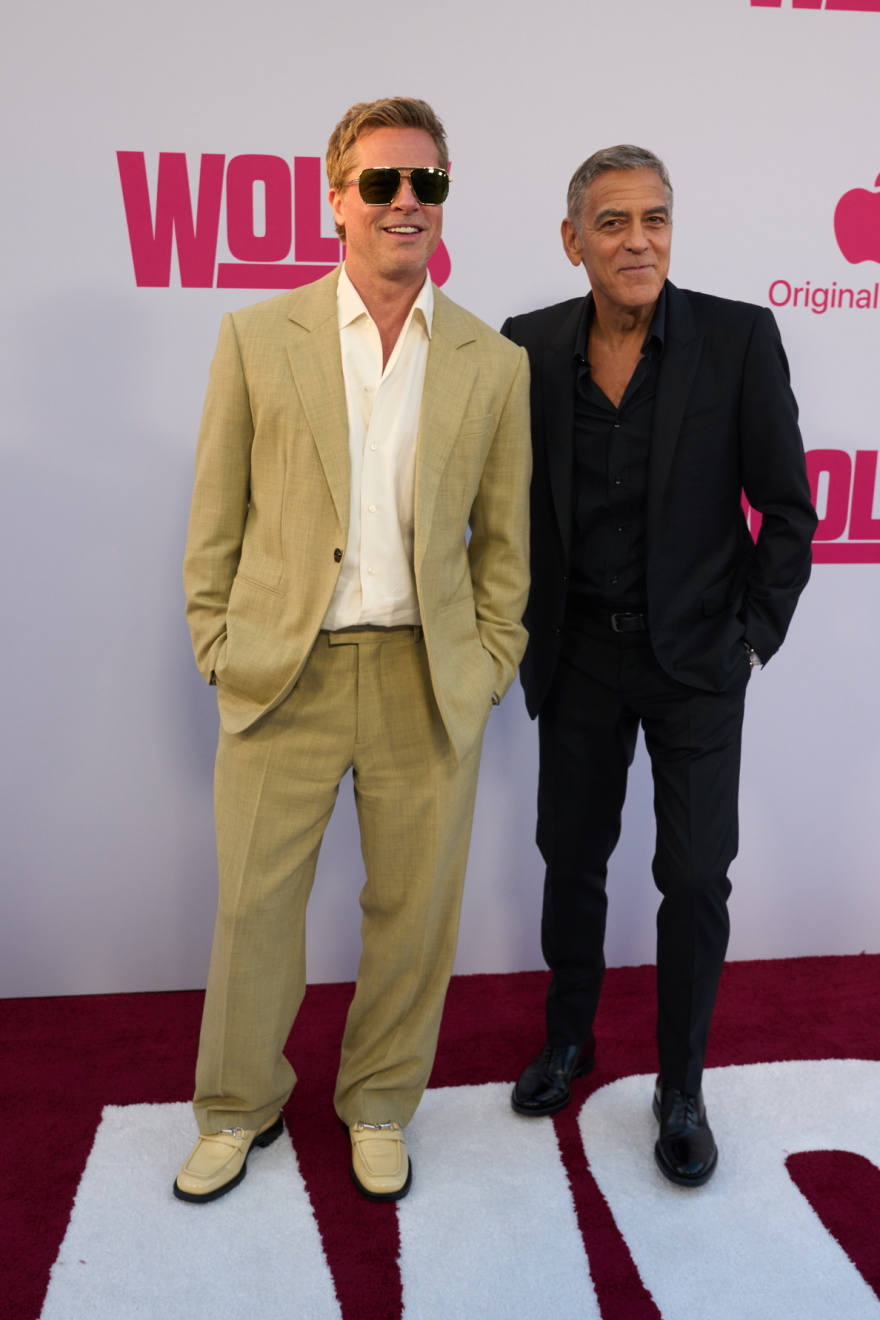 Μπραντ Πιτ - Τζορτζ Κλούνεϊ: Στην πρεμιέρα του Wolfs στο Λος Άντζελες