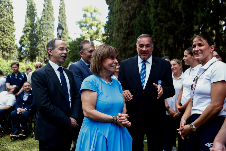 Η Πρόεδρος της Δημοκρατίας υποδέχτηκε αθλητές και αθλήτριες που συμμετείχαν σε Ολυμπιακούς και Παραολυμπιακούς Αγώνες 