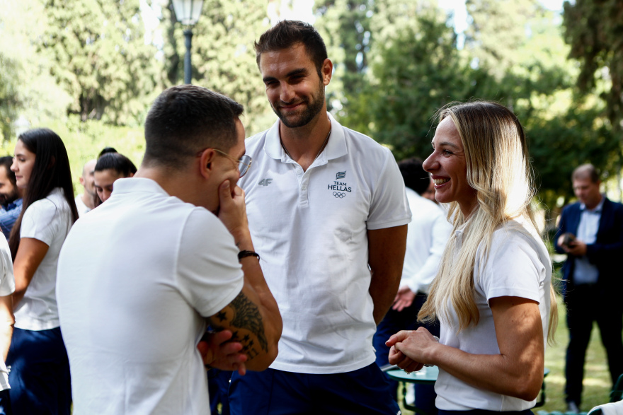 Η Πρόεδρος της Δημοκρατίας υποδέχτηκε αθλητές και αθλήτριες που συμμετείχαν σε Ολυμπιακούς και Παραολυμπιακούς Αγώνες 