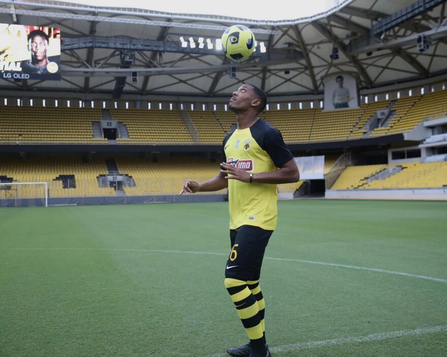 ΑΕΚ: Ο Μάριος Ηλιόπουλος στην OPAP Arena μαζί με τον Μαρσιάλ