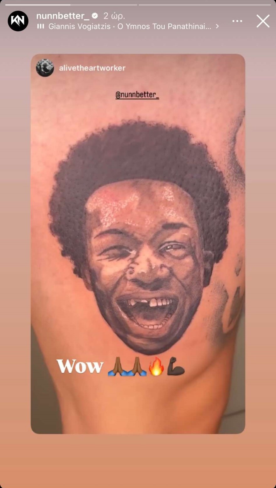 Παναθηναϊκός: Οπαδός του «χτύπησε» τατουάζ τον... φαφούτη Ναν και ξετρέλανε τον Αμερικανό - Βίντεο, φωτογραφία 