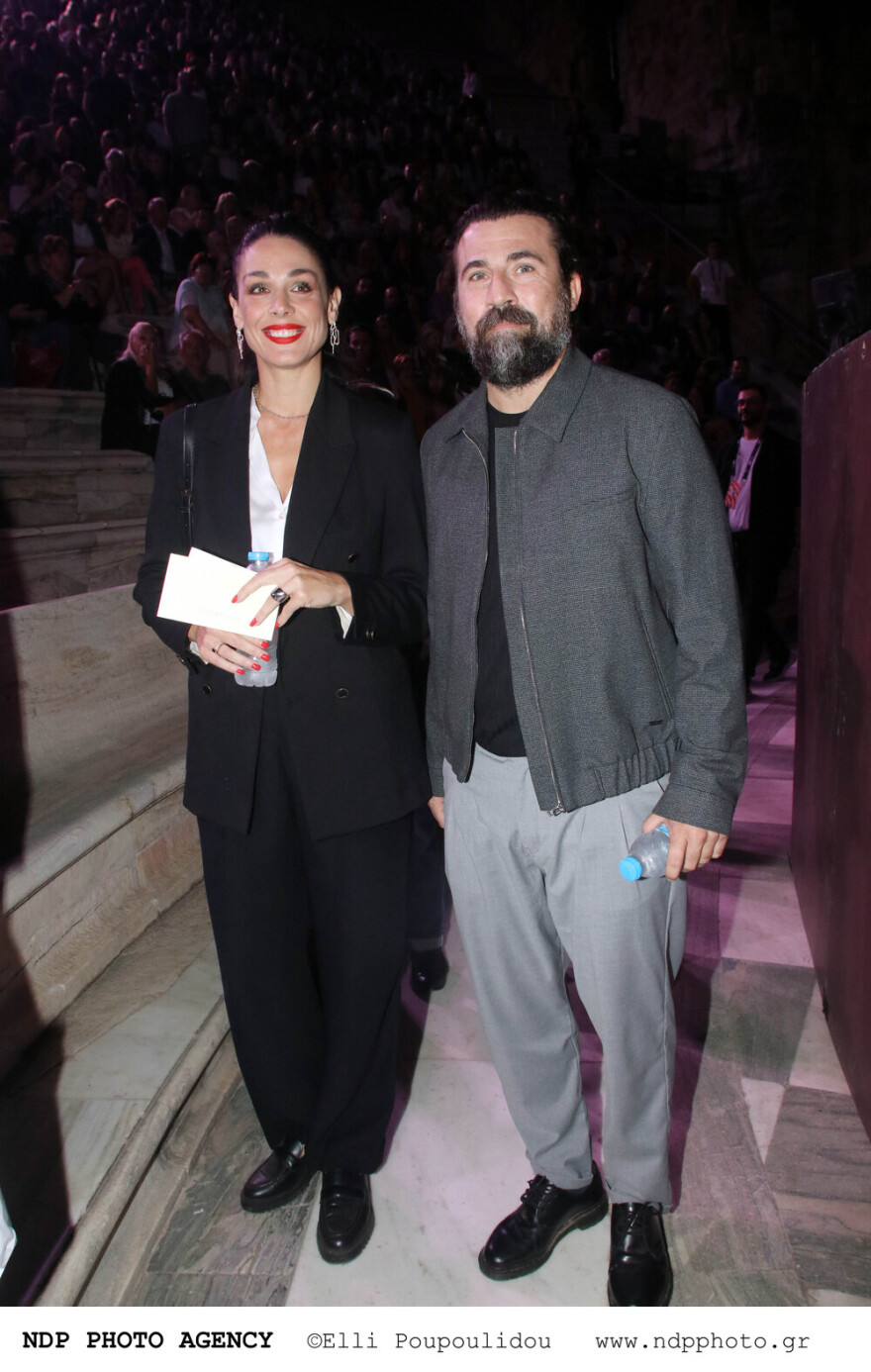 Ιωάννα Τριανταφυλλίδου - Κίμων Κουρής: Βραδινή έξοδος στο Ηρώδειο