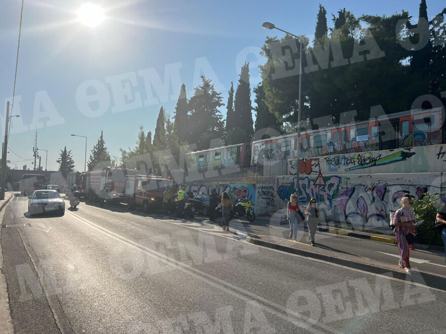 ΗΣΑΠ:  Φωτιά κάτω από συρμό του ηλεκτρικού στη Νερατζιώτισσα - Περπάτησαν στις γραμμές για να φτάσουν στο σταθμό οι επιβάτες