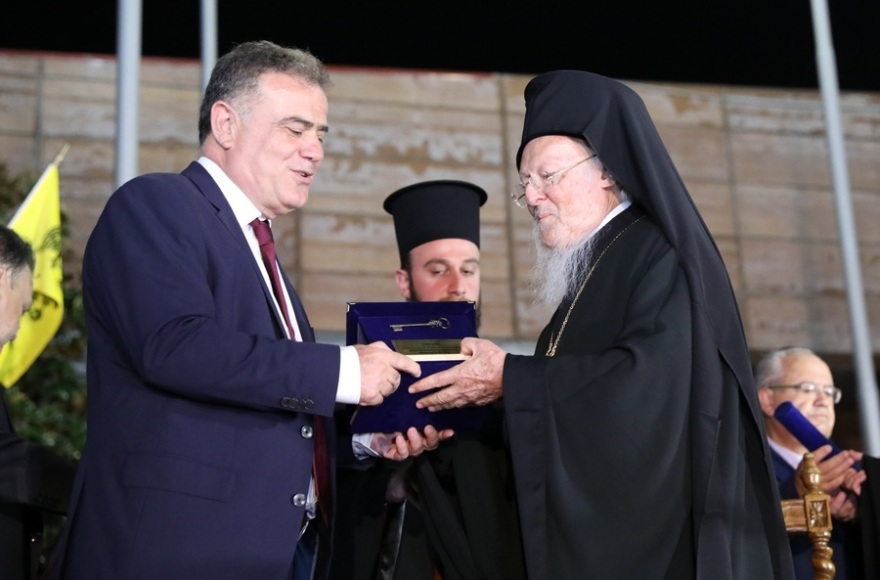 Επίτιμος δημότης Παλλήνης αναγορεύθηκε  ο Οικουμενικός Πατριάρχης Βαρθολομαίος