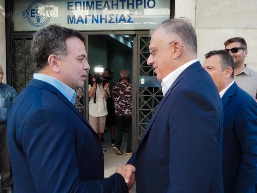 Στην Α’ ΒΙΠΕ Βόλου ο Θεοδωρικάκος: Ενίσχυση €4 εκατ. σε επιχειρήσεις που είχαν πληγεί από τον Daniel