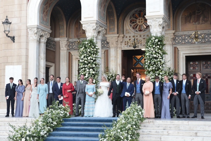 Βασιλικός γάμος στην Αθήνα - Η Θεοδώρα Γλύξμπουργκ παντρεύτηκε τον Μάθιου Κουμάρ - Δείτε βίντεο