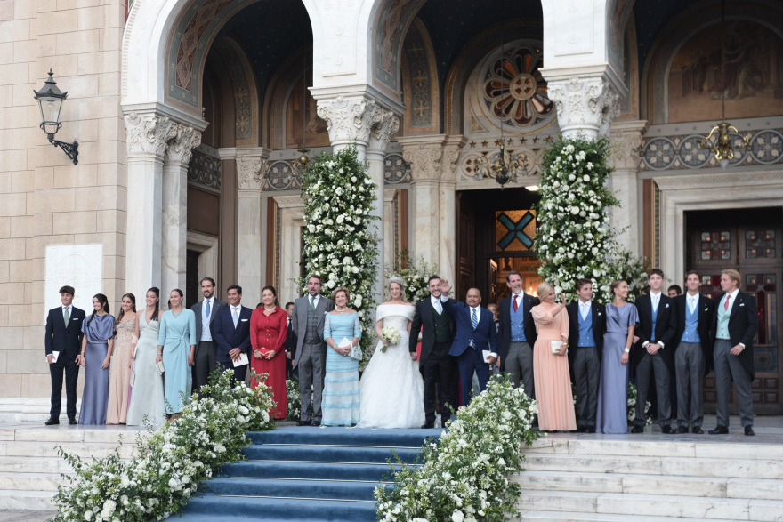 Βασιλικός γάμος στην Αθήνα - Η Θεοδώρα Γλύξμπουργκ παντρεύτηκε τον Μάθιου Κουμάρ - Δείτε βίντεο