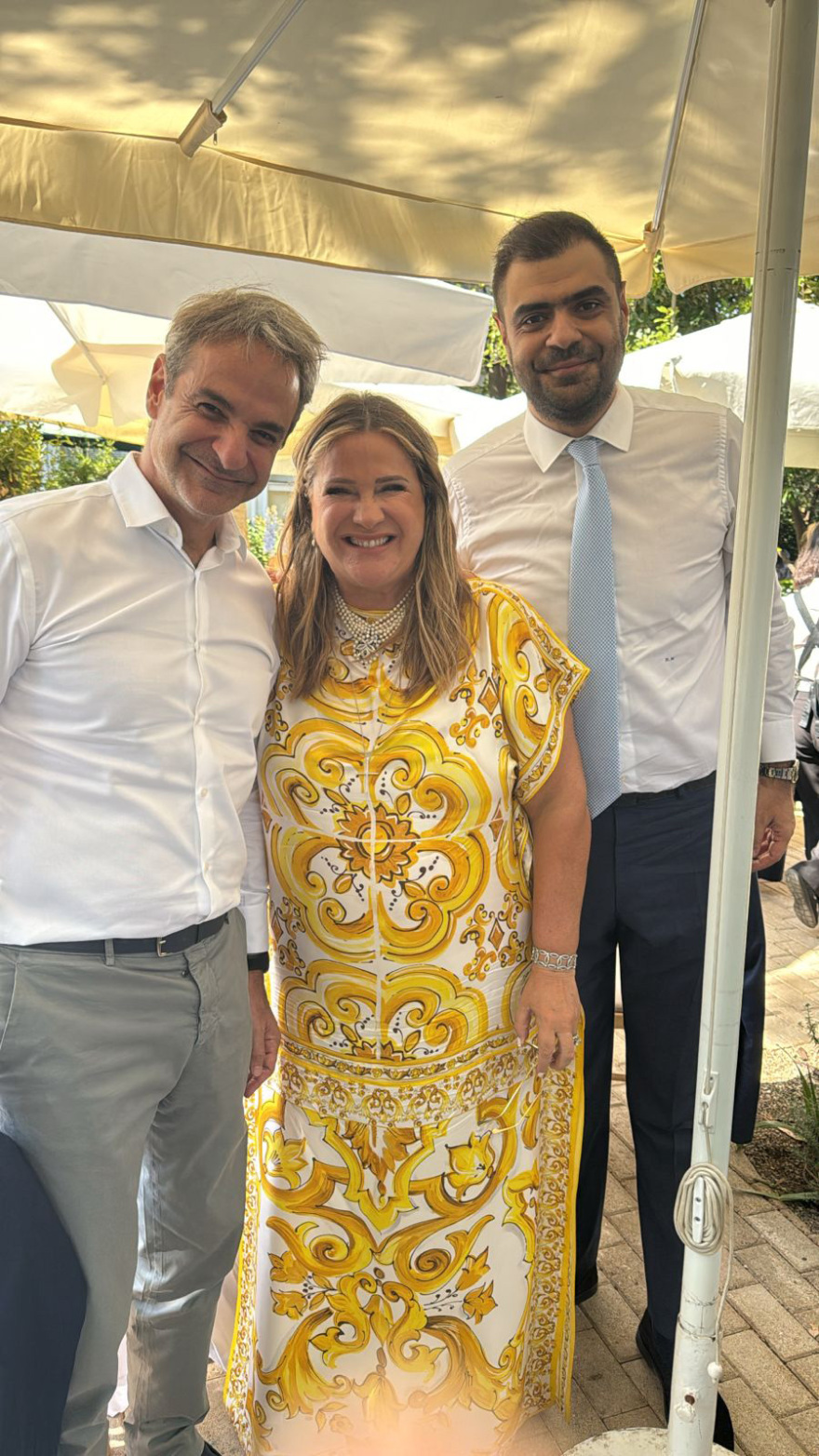 Παύλος Μαρινάκης: Βάφτισε τον γιο του - Παρών και ο Μητσοτάκης, δείτε βίντεο και φωτογραφίες 