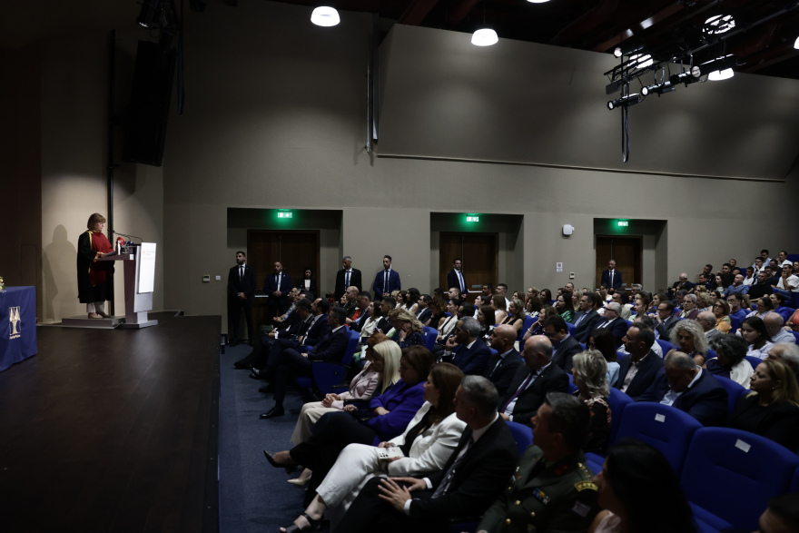 Επίτιμη διδάκτορας της Σχολής Κοινωνικών Επιστημών του Πανεπιστημίου Κύπρου αναγορεύθηκε η Σακελλαροπούλου