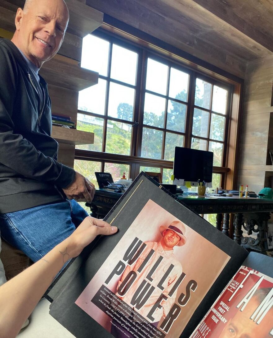 Μπρους Γουίλις: Οι φωτογραφίες με την κόρη του, Ταλούλα - Αγαπώ αυτόν τον τύπο τόσο πολύ, γράφει για τον ηθοποιό