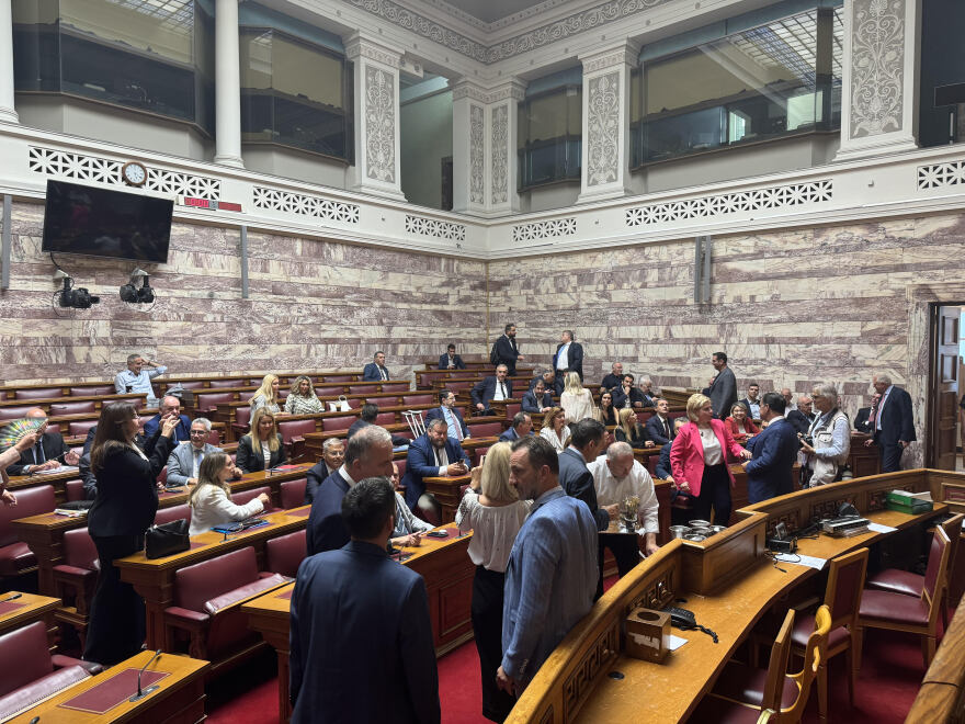 Ενημέρωση Γεωργιάδη σε βουλευτές της Νέας Δημοκρατίας για την Υγεία - Το... απρόοπτο με την Όλγα Γεροβασίλη, δείτε φωτογραφίες