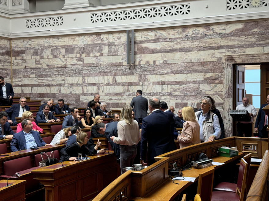 Ενημέρωση Γεωργιάδη σε βουλευτές της Νέας Δημοκρατίας για την Υγεία - Το... απρόοπτο με την Όλγα Γεροβασίλη, δείτε φωτογραφίες