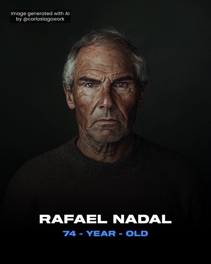 Πώς θα μοιάζουν οι κορυφαίοι τενίστες του σήμερα το 2060; Η τεχνητή νοημοσύνη έχει τις απαντήσεις