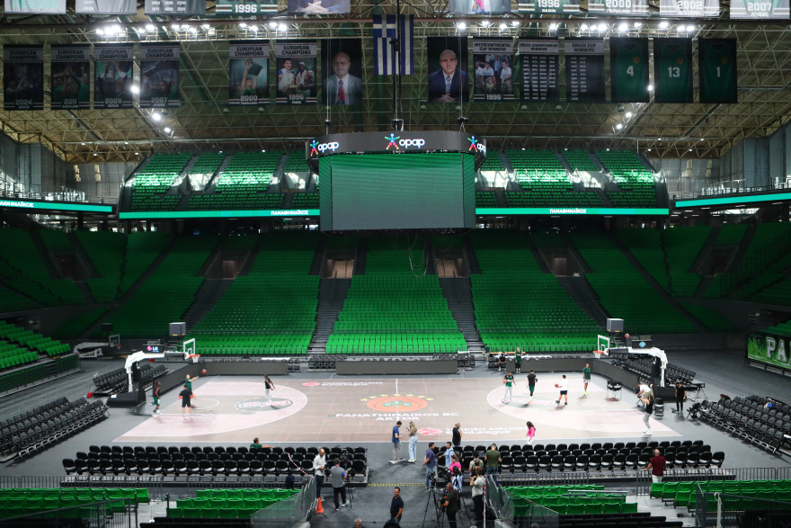 Παναθηναϊκός: Η μεταμόρφωση του ΟΑΚΑ - Το μπασκετικό στολίδι της Ελλάδας παρουσιάζεται στο κοινό του - Βίντεο, φωτογραφίες 