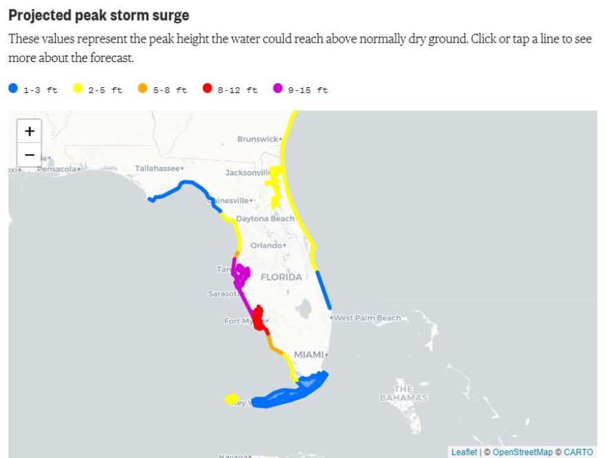 Φλόριντα: Δείτε live την πορεία του τυφώνα Μίλτον - Οι αρχές προειδοποιούν πόρτα-πόρτα «όποιος μείνει θα πνιγεί σίγουρα»