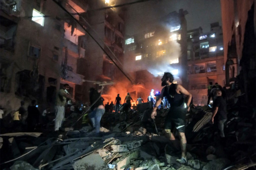 Λίβανος: Το Ισραήλ  «ισοπέδωσε» συνοικία της Βηρυτού, στοχεύοντας τον γαμπρό του Νασράλα - Τουλάχιστον 22 νεκροί και 117 τραυματίες