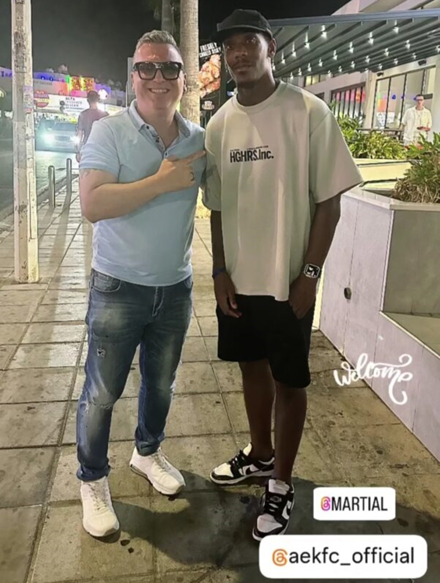 AEK: Στην Κύπρο για διακοπές ο Αντονί Μαρσιάλ