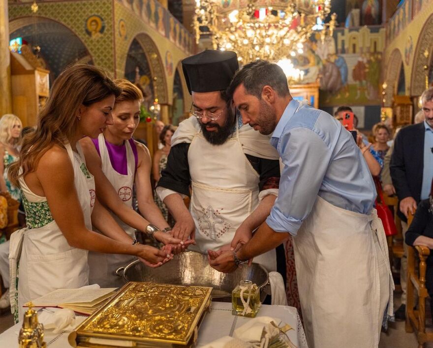 Γιούλικα Σκαφιδά: Βάφτισε τον 11 μηνών γιο της 