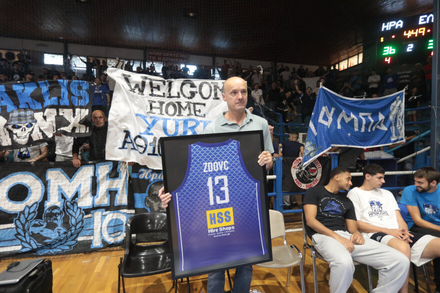 Ηρακλής: Τιμήθηκε και αποθεώθηκε ο Γιούρι Ζντοβτς - Βίντεο, φωτογραφίες 