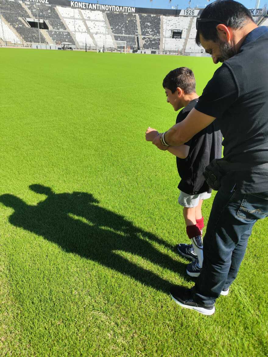 Ο Γιάννης Παπαστεφανάκης πάτησε το χορτάρι της Τούμπας