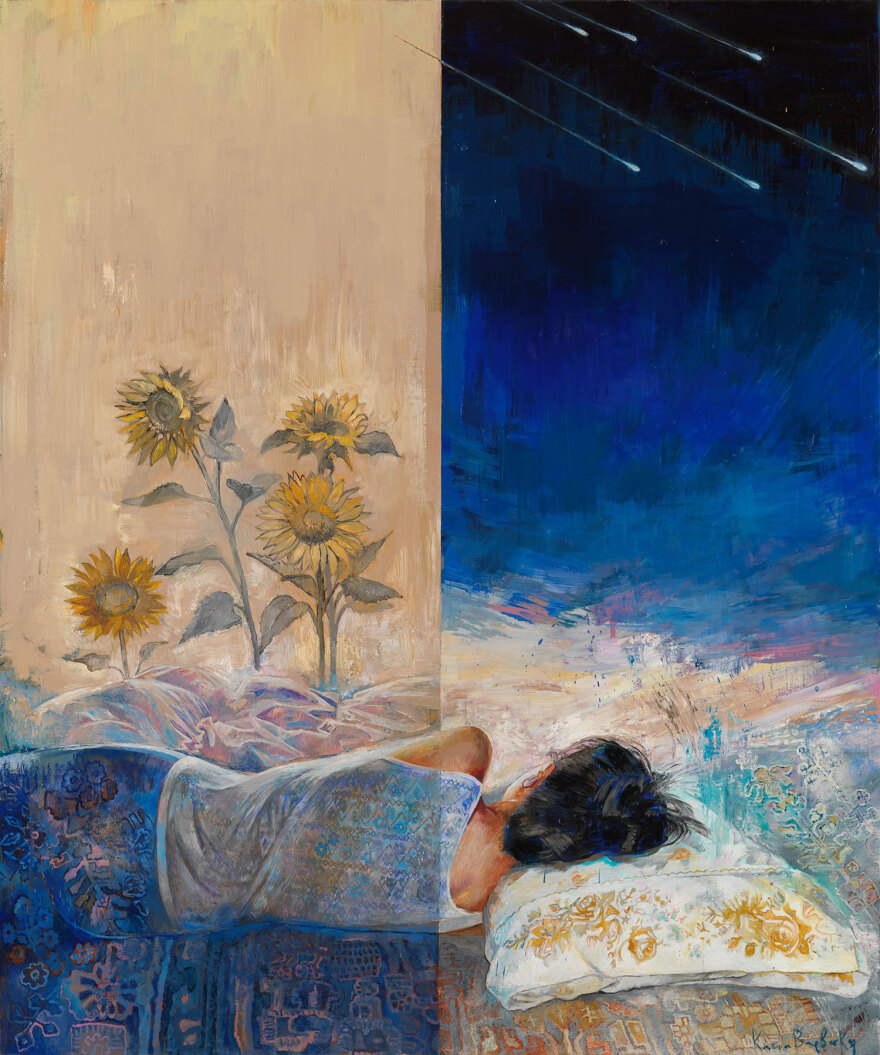 «Φυσάει ο Χρόνος στα Όνειρα»: Η ζωγράφος Κάτια Βαρβάκη παρουσιάζει τα νέα της έργα