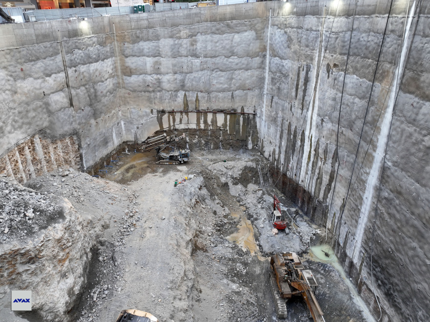 «Τρέχει» ο σταθμός «Κολωνάκι» της νέας Γραμμής 4 του Μετρό