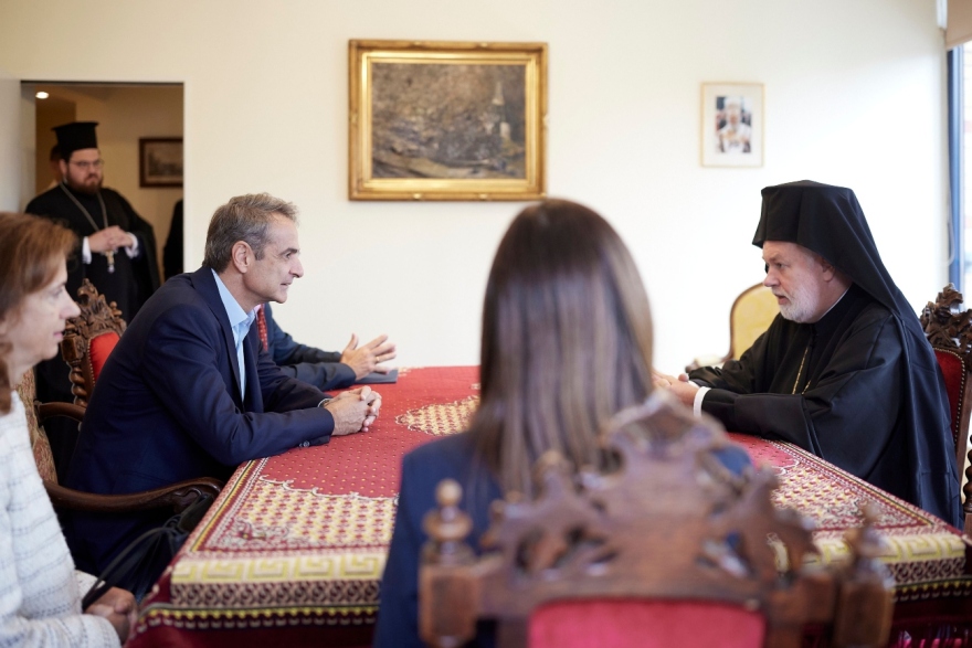 Μητσοτάκης: Συναντήθηκε με τον Μητροπολίτη Βελγίου Αθηναγόρα