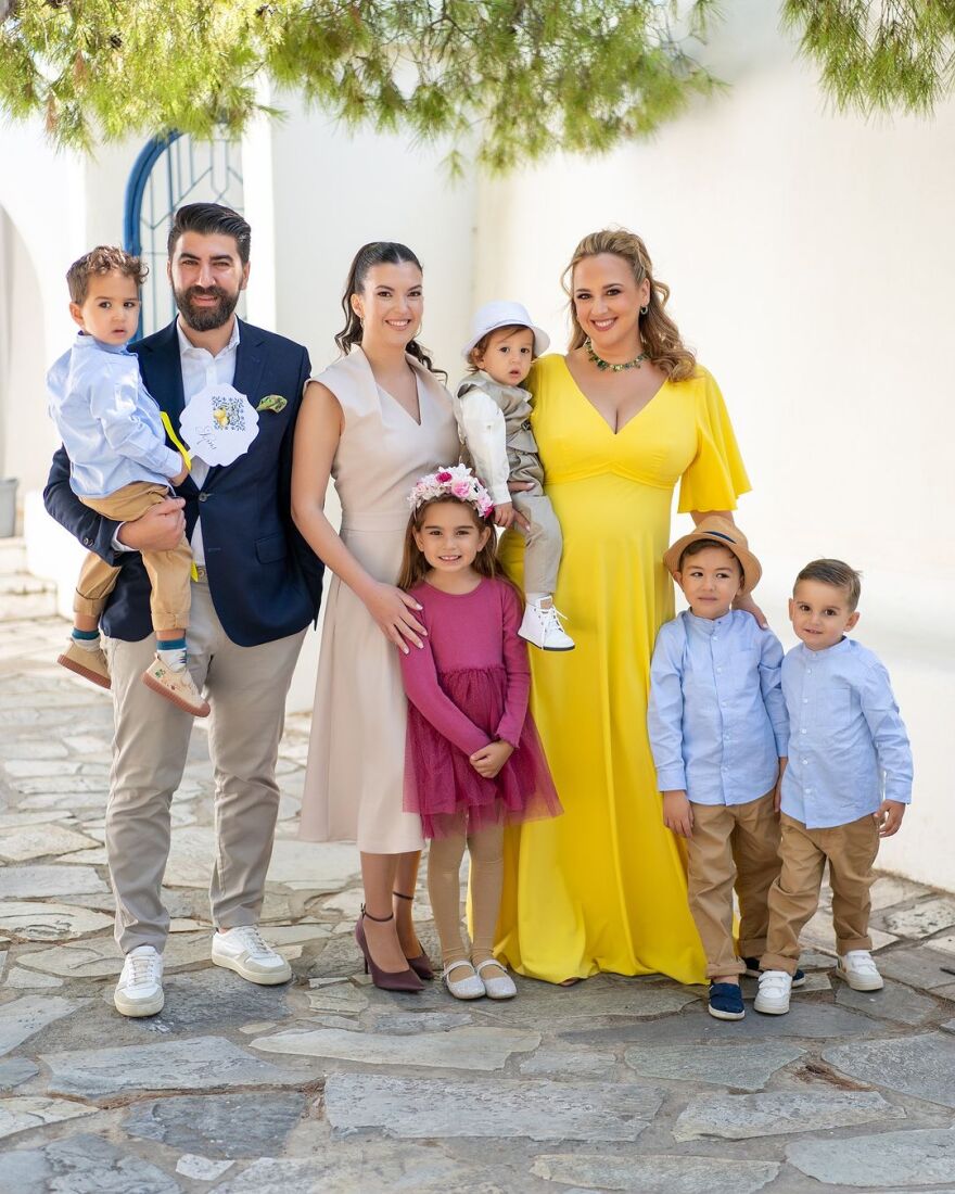 Κλέλια Πανταζή - Λευτέρης Τσάκαλος: Βάφτισαν τον γιο τους