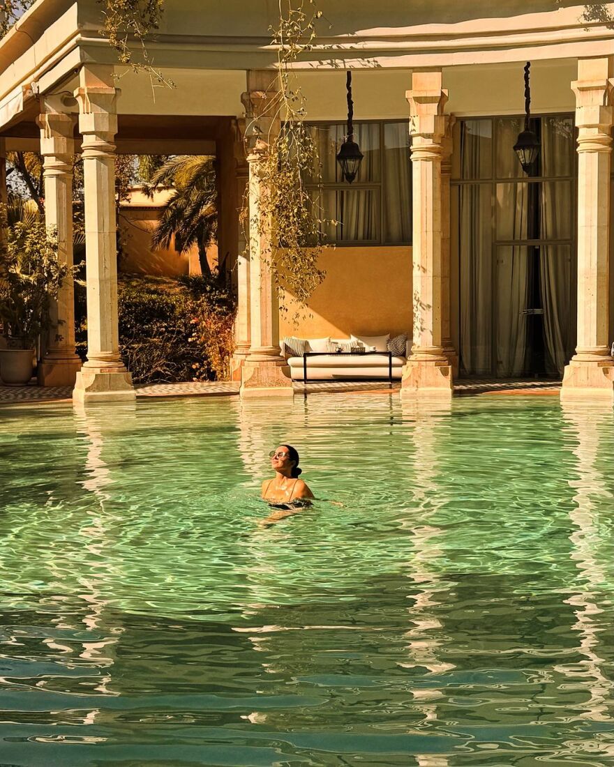 Ζενεβιέβ Μαζαρί: Ταξίδεψε στις Μαρακές - Δείτε φωτογραφίες