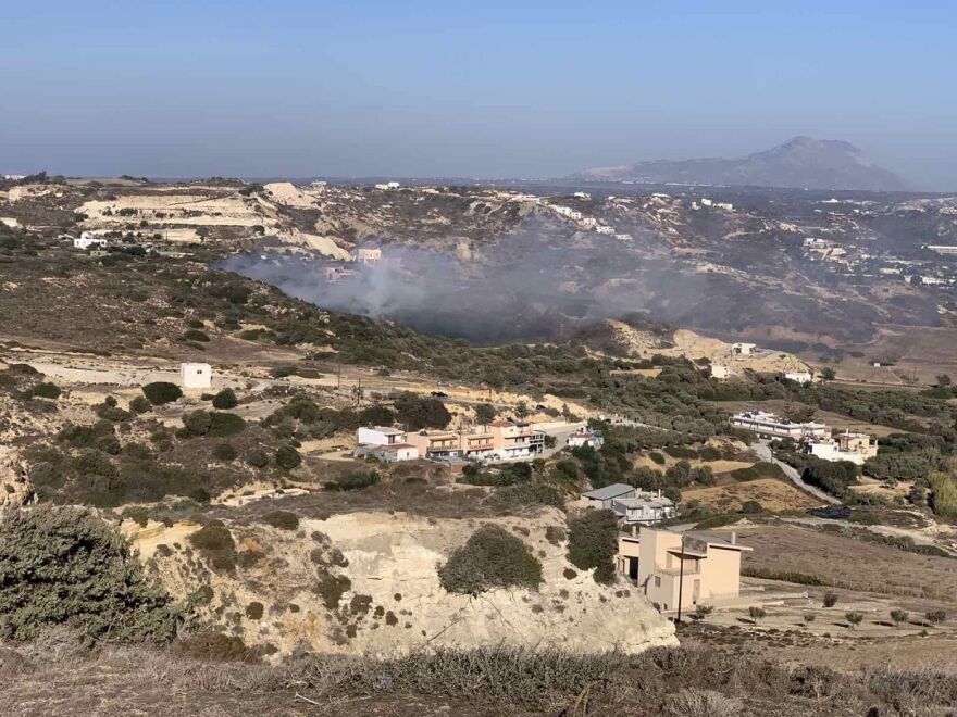 Οριοθετήθηκε η φωτιά στην Κω