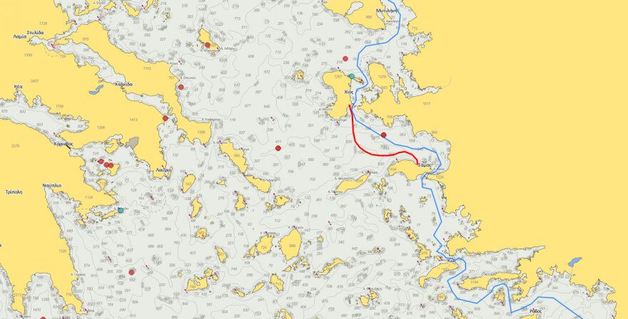 Ελληνοτουρκικά: Συνεχίζει κανονικά τις έρευνες το «AEGAEO» και σε νέα περιοχή μεταξύ Χίου και Σάμου