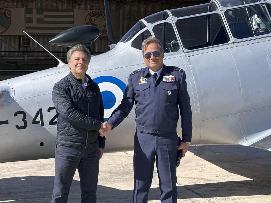 Θεσσαλονίκη: Επιστρέφει στους ελληνικούς αιθέρες το ιστορικό αεροσκάφος Ηarvard - Θα πετάξει πρώτη φορά με το Spitfire
