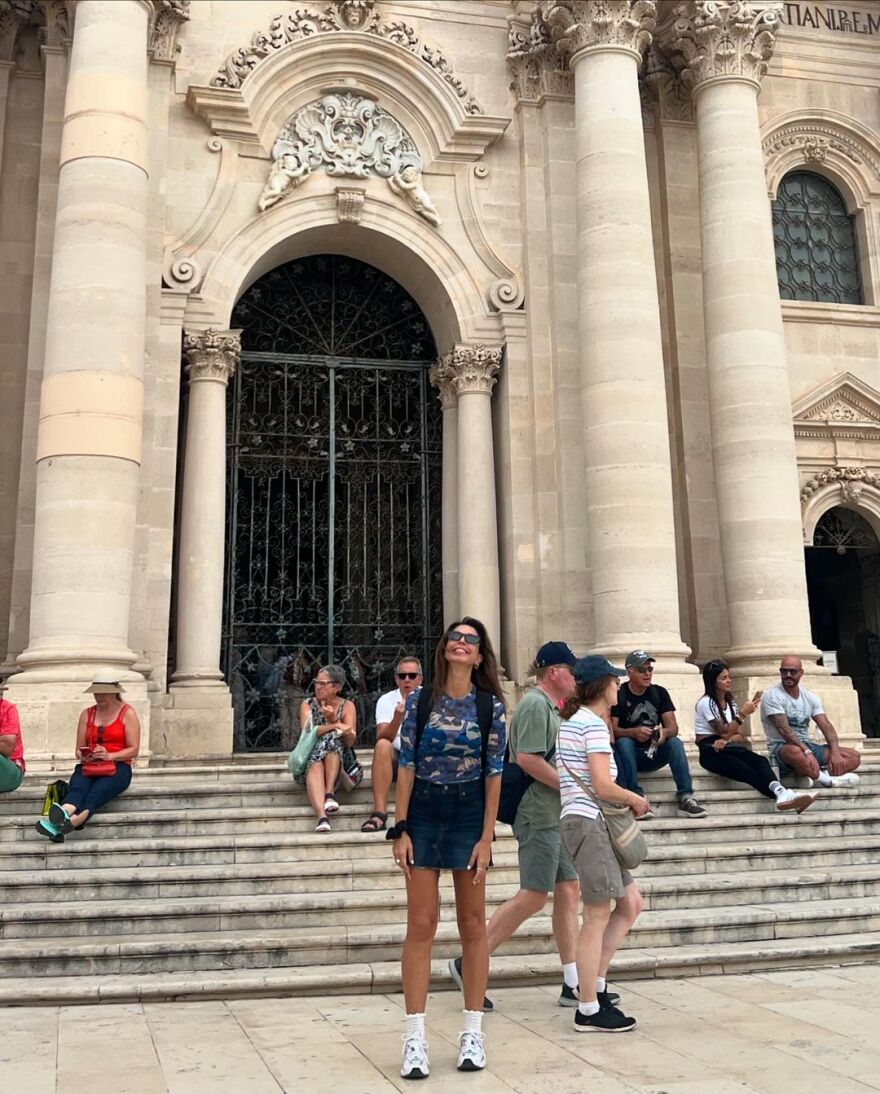 Κατερίνα Παπουτσάκη: Ταξίδεψε στη Σικελία - Δείτε φωτογραφίες