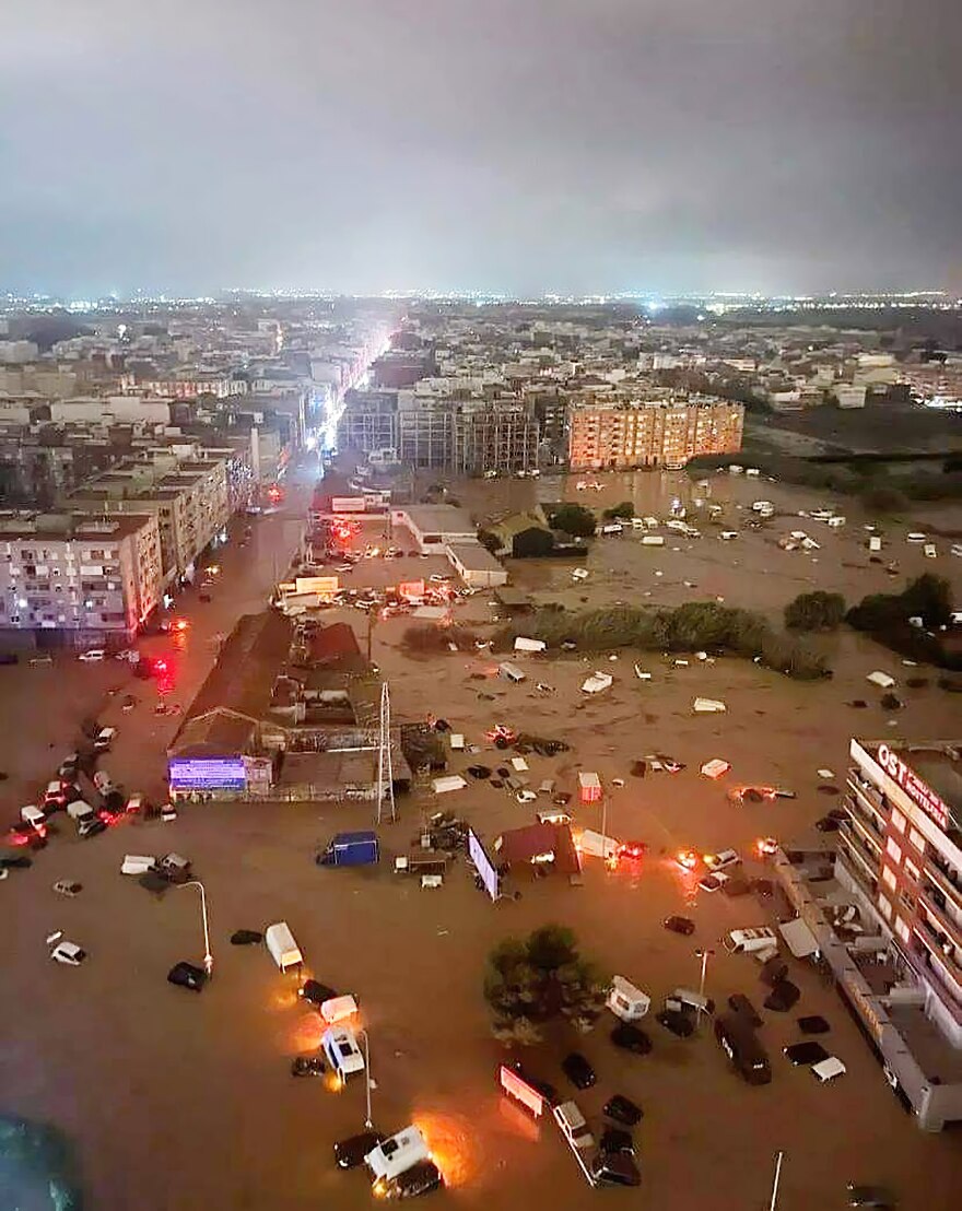 Φονική κακοκαιρία στην Ισπανία: Κόκκινος συναγερμός για τα νότια - Τουλάχιστον 95 νεκροί, άγνωστος ο αριθμός αγνοουμένων 