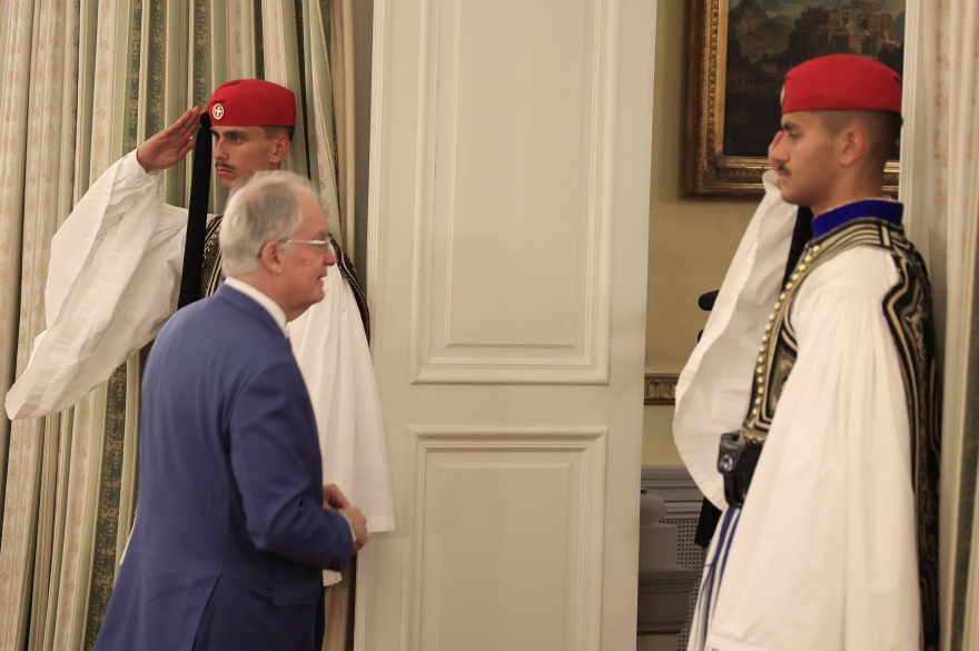 Επίσημο δείπνο για τον Σταϊνμάιερ στο Προεδρικό - Παρών και ο Ρεχάγκελ (Φωτογραφίες)