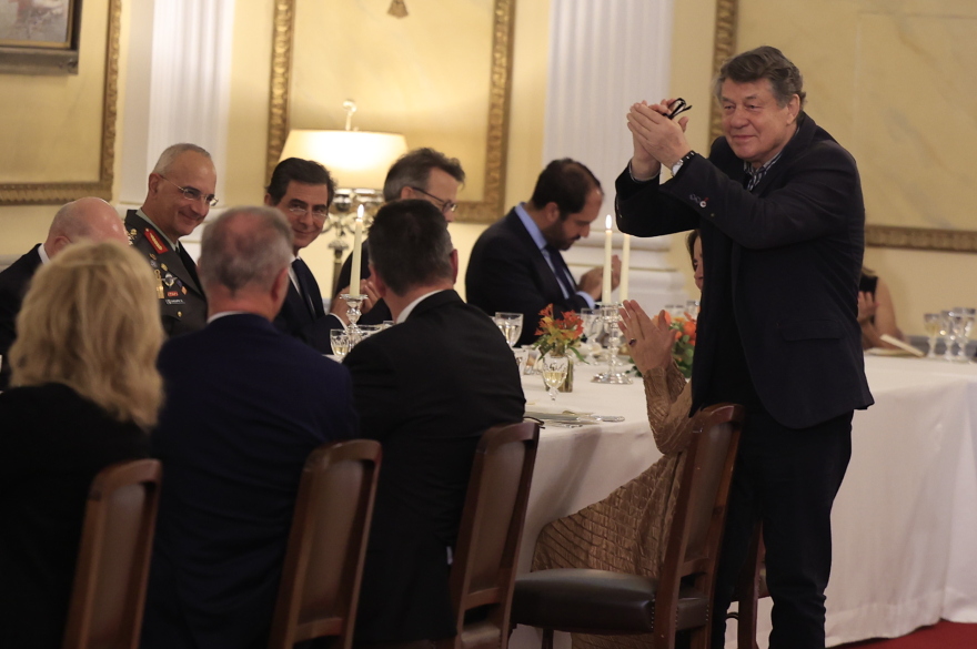 Επίσημο δείπνο για τον Σταϊνμάιερ στο Προεδρικό - Παρών και ο Ρεχάγκελ (Φωτογραφίες)