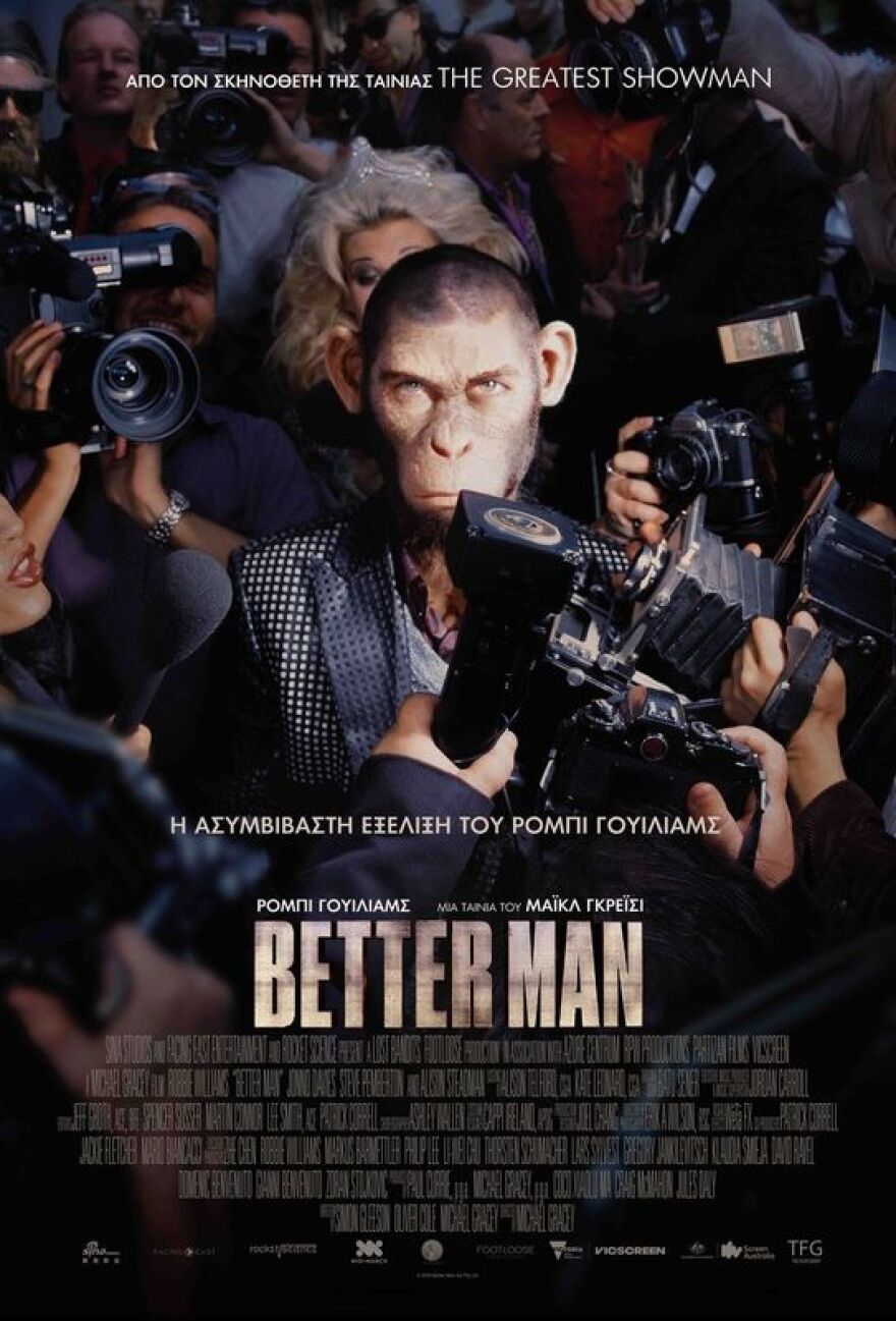 Ρόμπι Γουίλιαμς: Με κεφάλι μαϊμούς εμφανίζεται στη νέα βιογραφική ταινία «Better Man» - Δείτε βίντεο και φωτογραφίες