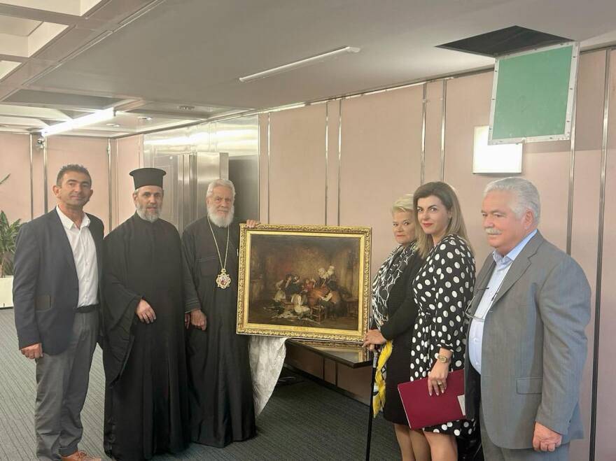 Νικόλαος Γύζης: Στο Πανελλήνιο Ιερό Ίδρυμα Ευαγγελιστρίας Τήνου εδωρήθη ο πίνακας «Το παραμύθι της γιαγιάς»