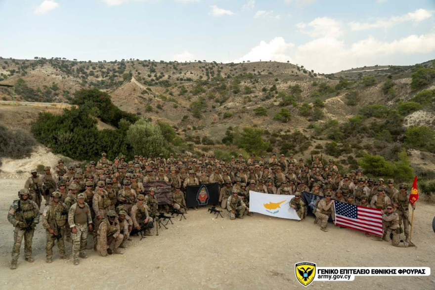 Κοινή στρατιωτική άσκηση Κύπρου - ΗΠΑ σε θάλασσα και εναέριο χώρο