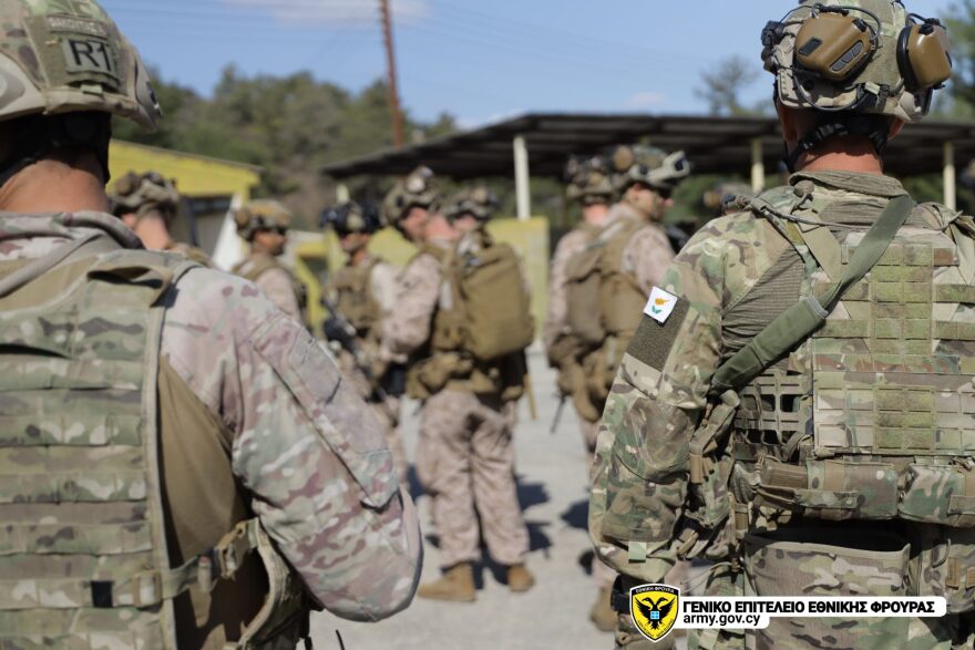 Κοινή στρατιωτική άσκηση Κύπρου - ΗΠΑ σε θάλασσα και εναέριο χώρο