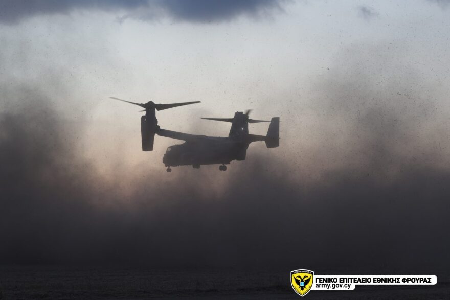 Κοινή στρατιωτική άσκηση Κύπρου - ΗΠΑ σε θάλασσα και εναέριο χώρο