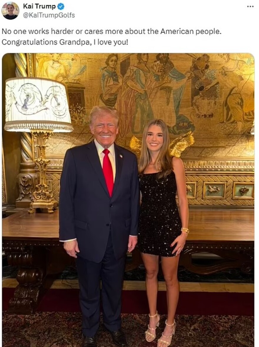 Κάι Τραμπ: Ποια είναι η 17χρονη εγγονή του Ντόναλντ Τραμπ που εντυπωσίασε στη νικητήρια ομιλία του