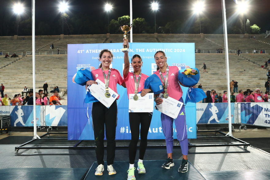Αυθεντικός Μαραθώνιος 2024: Πρωτιά με ρεκόρ για Αναγνώστου και Κυριακοπούλου στα 5χλμ 
