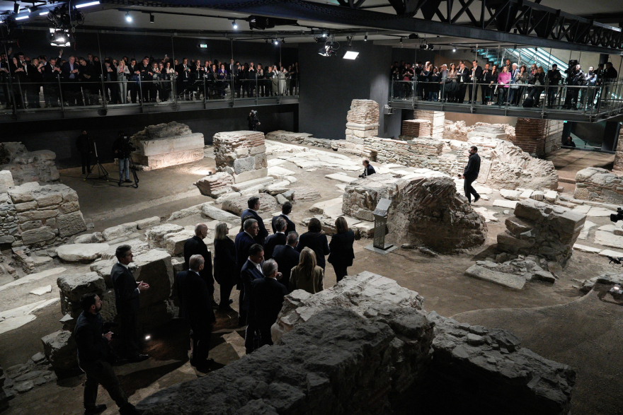 Μετρό Θεσσαλονίκης: Σταθμός «Βενιζέλου», ένα μουσείο-κόσμημα - Δείτε φωτογραφίες από τα αποκαλυπτήρια