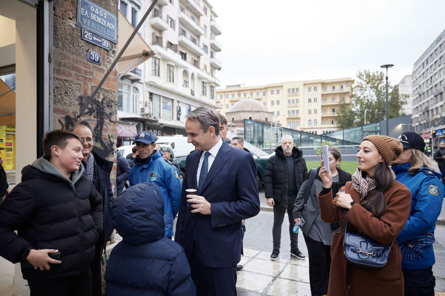 Ιστορική μέρα: Ο Κυριάκος Μητσοτάκης πάτησε το κουμπί και το Μετρό Θεσσαλονίκης ξεκίνησε